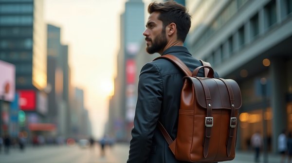 Sac à dos de ville pour homme : élégance et praticité réunies